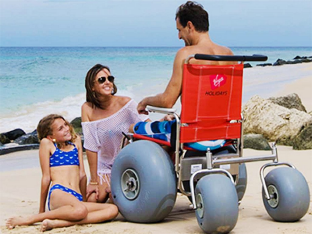 Beach wheelchairs